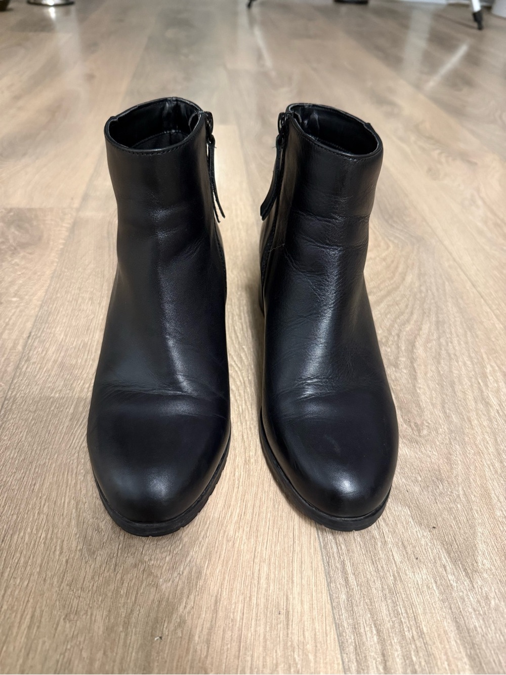 Naturalizer Bay Waterproof Block-Heel Leather Bootie